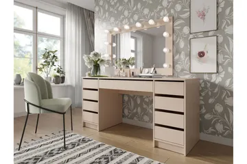 Adrash Skrivebord 55x154 cm - Beige - Møbler - Bord - Kontorbord - Skrivebord