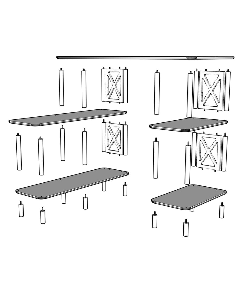 Akiliano Skrivebord 145 cm - Eik - Møbler - Bord - Kontorbord - Skrivebord