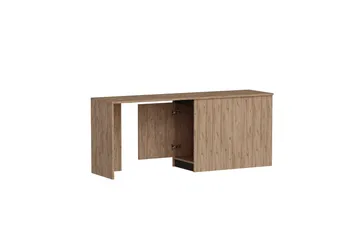 Akser Skrivebord 47x180 cm - Brun/Antrasitt - Møbler - Bord - Kontorbord - Skrivebord