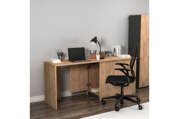 Akser Skrivebord 47x180 cm - Brun/Antrasitt - Møbler - Bord - Kontorbord - Skrivebord