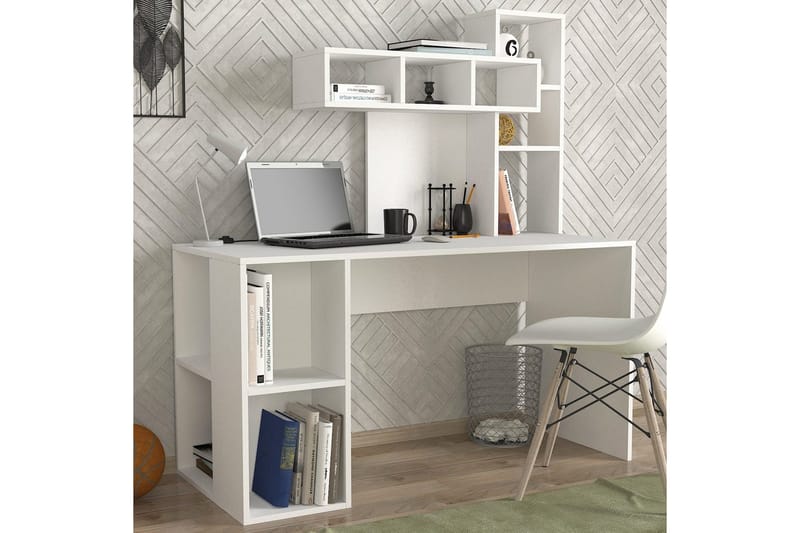 Alera Skrivebord 60x140 cm - Gull/Hvit - Møbler - Bord - Kontorbord - Skrivebord
