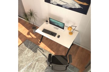 Athodna Skrivebord 70x120 cm - Sort/Hvit - Møbler - Bord - Kontorbord - Skrivebord