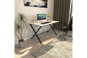 Athodna Skrivebord 70x120 cm - Sort/Hvit - Møbler - Bord - Kontorbord - Skrivebord