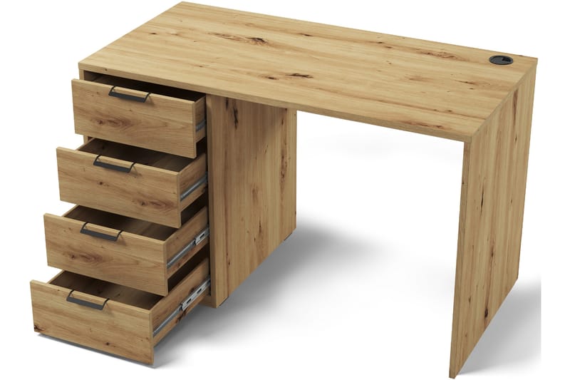 Barold Skrivebord 120x60 cm - Brun - Møbler - Bord - Kontorbord - Skrivebord