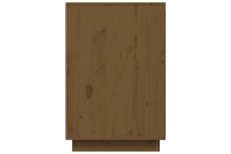 beBasic Skrivebord honningbrun 140x50x75 cm heltre furu - Brun - Skrivebord - Databord & PC bord