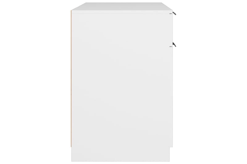 beBasic Skrivebord hvit 100x50x75 cm konstruert tre - Hvit - Skrivebord - Databord & PC bord