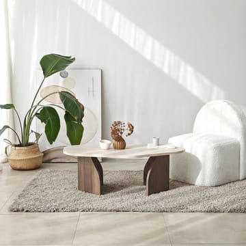 Berriaren Skrivebord 100x35x60 cm - Travertine Walnut - Møbler - Bord - Kontorbord - Skrivebord