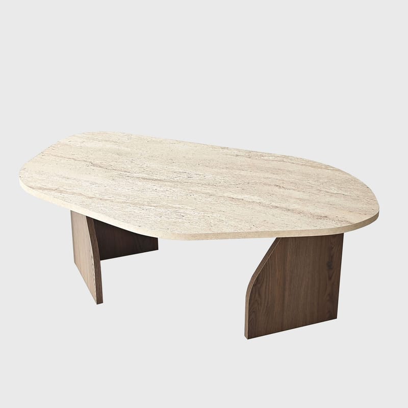 Berriaren Skrivebord 100x35x60 cm - Travertine Walnut - Møbler - Bord - Kontorbord - Skrivebord