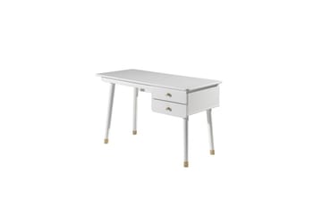Billy Skrivebord med Skuffer 125x60 cm i Tre - Hvit - Møbler - Bord - Kontorbord - Skrivebord