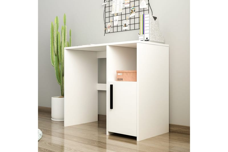Brenn Skrivebord 45x90 cm - Hvit - Møbler - Bord - Kontorbord - Skrivebord