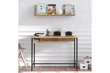 Cadris Skrivebord 60x100 cm - Eik/Sort - Møbler - Bord - Kontorbord - Skrivebord