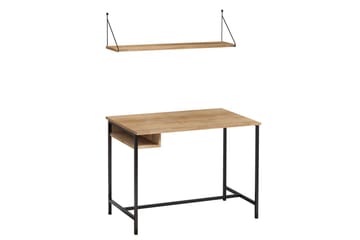 Cadris Skrivebord 60x100 cm - Eik/Sort - Møbler - Bord - Kontorbord - Skrivebord