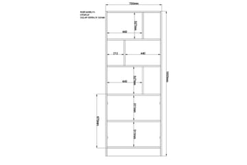 Ceyron Skrivebord 40x155 cm - Matt Hvit - Møbler - Bord - Kontorbord - Skrivebord