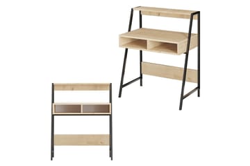 Chass Skrivebord 50x79 cm - Eik/Sort - Møbler - Bord - Kontorbord - Skrivebord