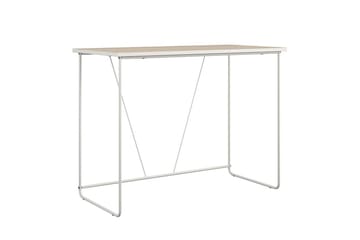 Dante Skrivebord i Tre med Metallstativ - Beige - Møbler - Bord - Kontorbord - Skrivebord