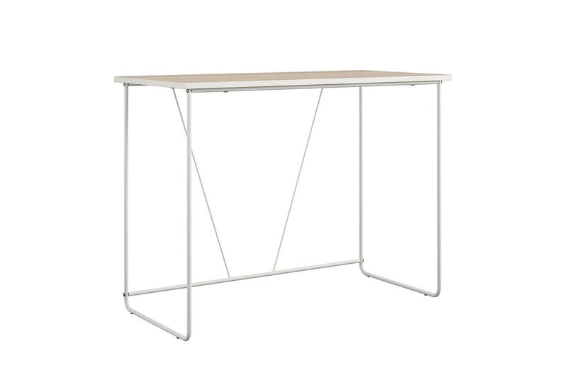 Dante Skrivebord i Tre med Metallstativ - Beige - Møbler - Bord - Kontorbord - Skrivebord
