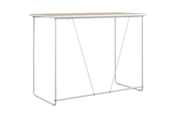 Dante Skrivebord i Tre med Metallstativ - Beige - Møbler - Bord - Kontorbord - Skrivebord
