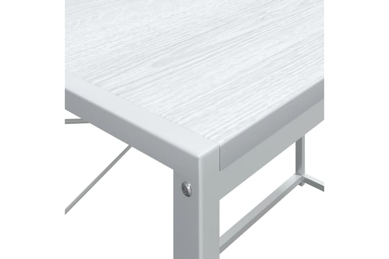 Databord hvit 110x60x138 cm sponplate - Hvit - Skrivebord - Databord & PC bord