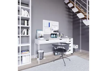 Durusu Skrivebord 55x120 cm - Hvit - Møbler - Bord - Kontorbord - Skrivebord