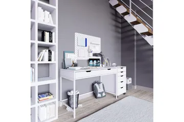 Durusu Skrivebord 55x120 cm - Hvit - Møbler - Bord - Kontorbord - Skrivebord