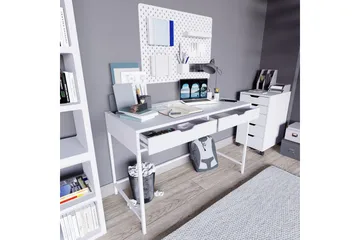 Durusu Skrivebord 55x120 cm - Hvit - Møbler - Bord - Kontorbord - Skrivebord