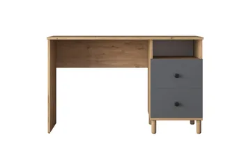 Eireann Skrivebord 50x120 cm - Valnøtt/Antrasitt - Møbler - Bord - Kontorbord - Skrivebord