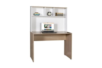 Erez Skrivebord 52x110 cm - Eik/Hvit - Møbler - Bord - Kontorbord - Skrivebord