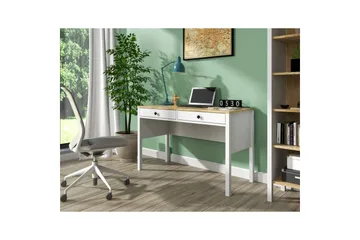 Erlen Skrivebord 60x120 cm - Natur/Hvit - Møbler - Bord - Kontorbord - Skrivebord