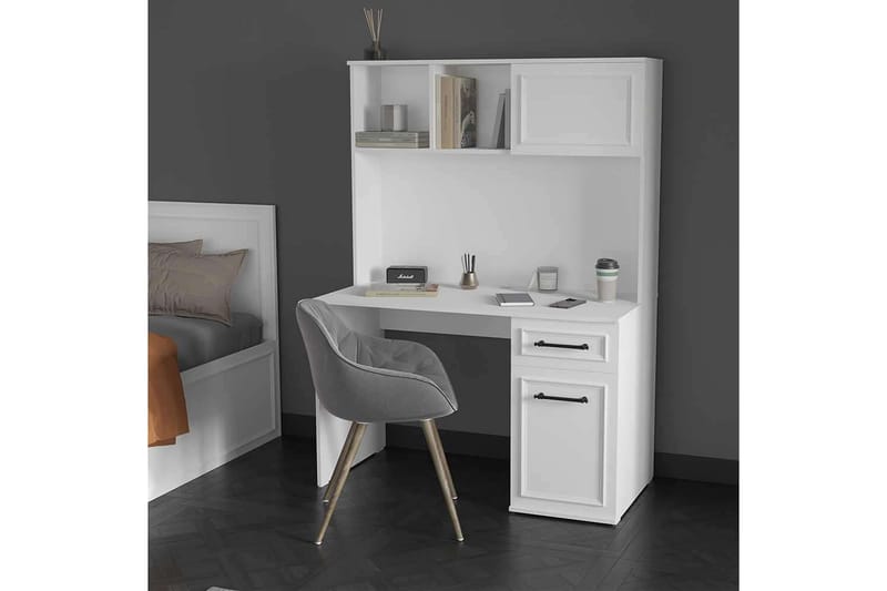 Erylis Skrivebord 60x120 cm - Hvit - Møbler - Bord - Kontorbord - Skrivebord