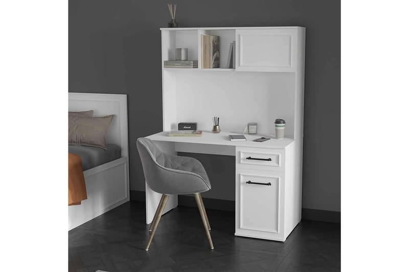 Erylis Skrivebord 60x120 cm - Hvit - Møbler - Bord - Kontorbord - Skrivebord