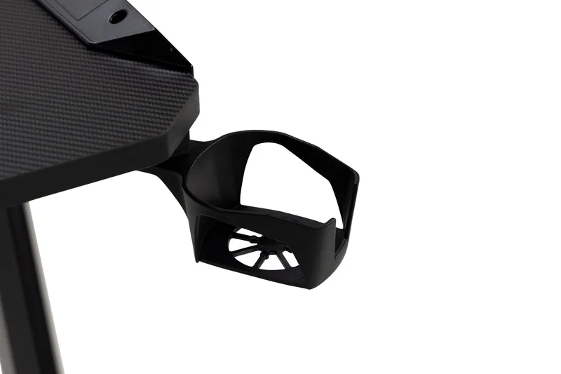 Areni Gamingbord LED-lys 140 cm + Koppholder & Hodetelefonho - Svart - Møbler - Bord - Kontorbord - Gamingbord