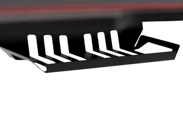 Areni Gamingbord LED-lys 140 cm + Koppholder & Hodetelefonho - Svart - Møbler - Bord - Kontorbord - Gamingbord