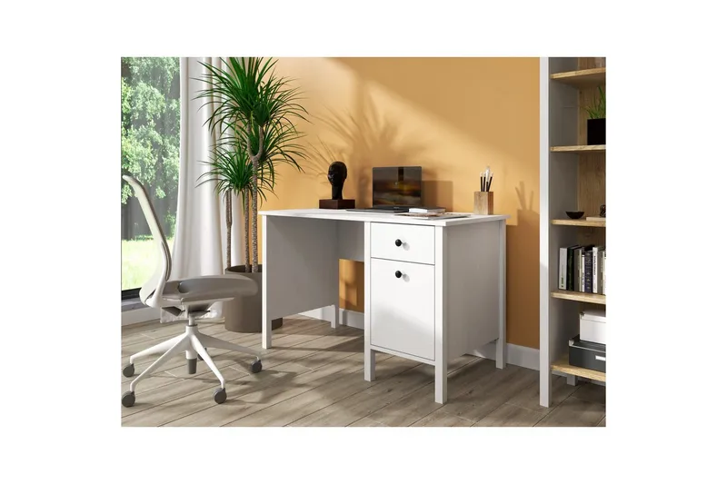 Grado Skrivebord 60x120 cm - Natur/Hvit - Møbler - Bord - Kontorbord - Skrivebord