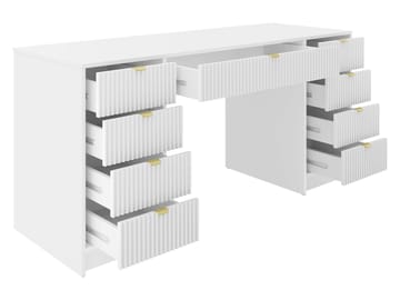 Gudelia Skrivebord 154 cm - brun - Møbler - Bord - Kontorbord - Skrivebord