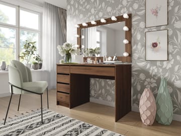 Harland Skrivebord 120 cm - brun - Møbler - Bord - Kontorbord - Skrivebord