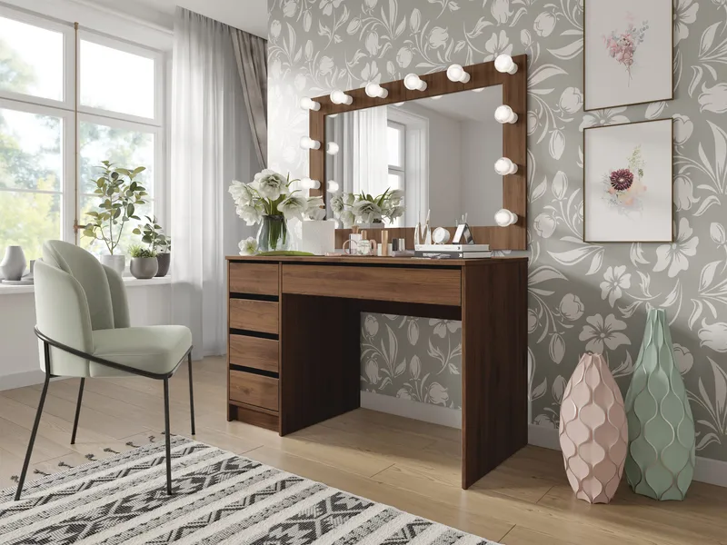 Harland Skrivebord 120 cm - brun - Møbler - Bord - Kontorbord - Skrivebord