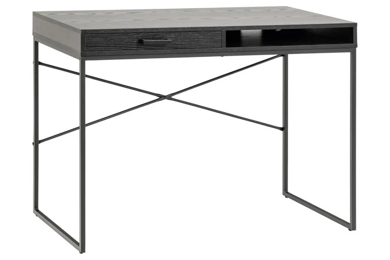 Hartsoe Skrivebord 45 cm, Svart