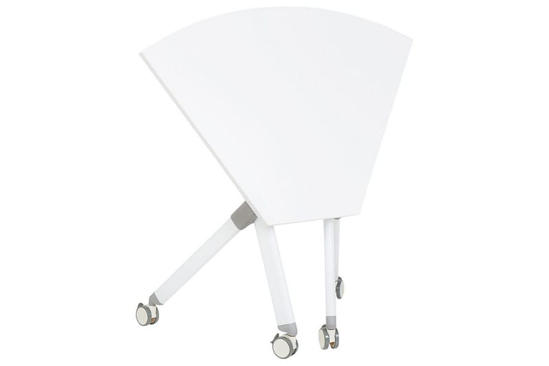 Hopfällbart skrivbord Beliani Bendi Vit, 90x64x75 cm White - Møbler - Bord - Kontorbord - Skrivebord