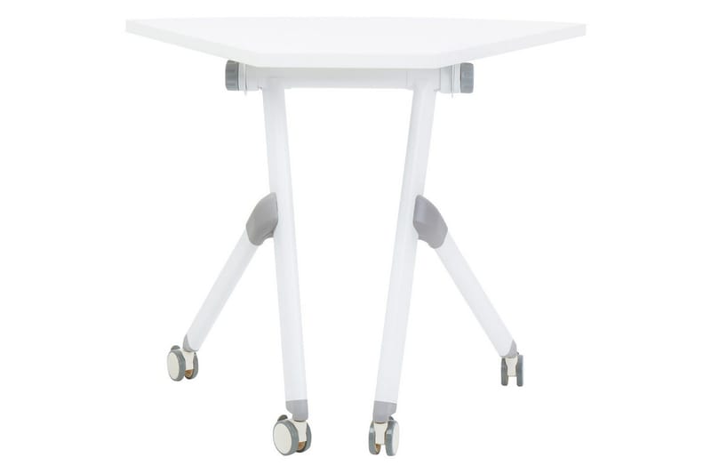 Hopfällbart skrivbord Beliani Bendi Vit, 90x64x75 cm White - Møbler - Bord - Kontorbord - Skrivebord