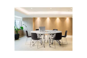Hopfällbart skrivbord Beliani Bendi Vit, 90x64x75 cm White - Møbler - Bord - Kontorbord - Skrivebord
