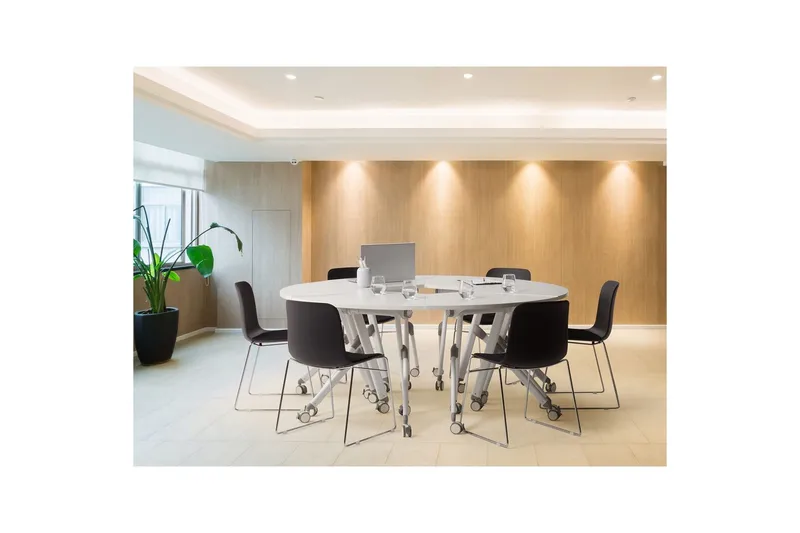 Hopfällbart skrivbord Beliani Bendi Vit, 90x64x75 cm White - Møbler - Bord - Kontorbord - Skrivebord
