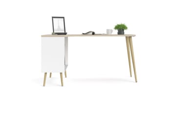 Hostafranc Skrivebord 81x145,1 cm - Natur - Møbler - Bord - Kontorbord - Skrivebord
