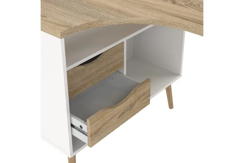 Hostafranc Skrivebord 81x145,1 cm - Natur - Møbler - Bord - Kontorbord - Skrivebord