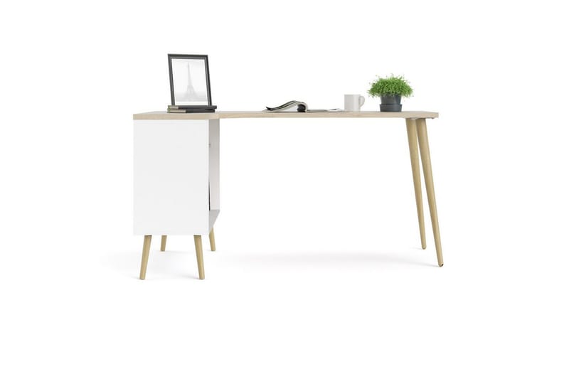 Hostafranc Skrivebord 81x145,1 cm - Natur - Møbler - Bord - Kontorbord - Skrivebord