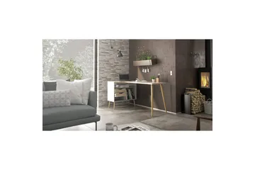 Hostafranc Skrivebord 81x145,1 cm - Natur - Møbler - Bord - Kontorbord - Skrivebord