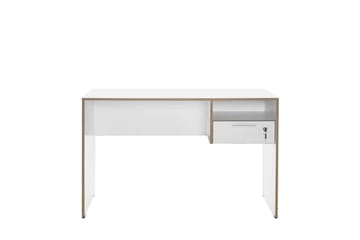 Jenifer Skrivebord 60x120 cm - Mellomfarget tre/Hvit - Møbler - Bord - Kontorbord - Skrivebord