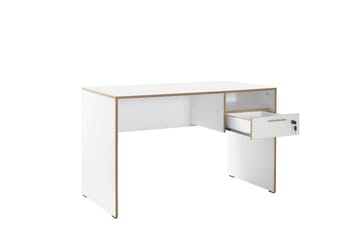 Jenifer Skrivebord 60x120 cm - Mellomfarget tre/Hvit - Møbler - Bord - Kontorbord - Skrivebord