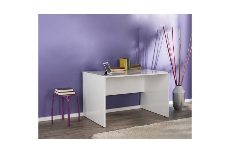 Jenifer Skrivebord 76x120 cm - Hvit - Møbler - Bord - Kontorbord - Skrivebord