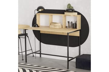 Jovra Skrivebord 60x100 cm - Eik/Sort - Møbler - Bord - Kontorbord - Skrivebord