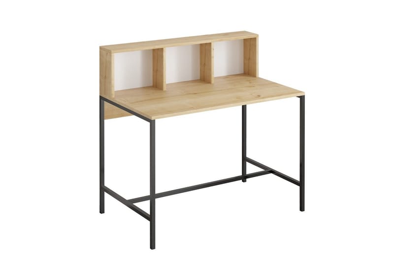 Jovra Skrivebord 60x100 cm, Eik/Sort